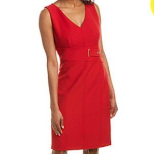 Donna Karan Red Sheath Dress (NWT) Sz 10